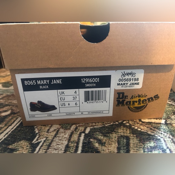 8065 Mary Jane Style Doc Martens in Black Size 6 - Picture 4 of 4